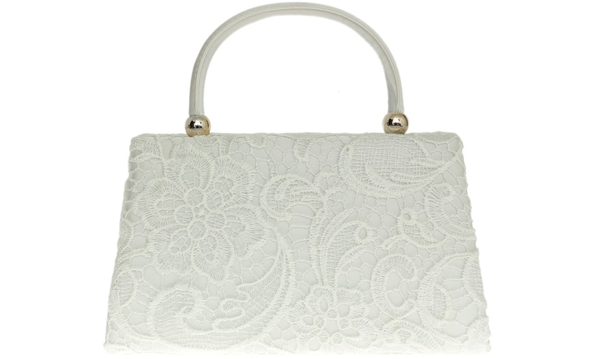 Image 8: Camilla Top Handle Clutch Bag