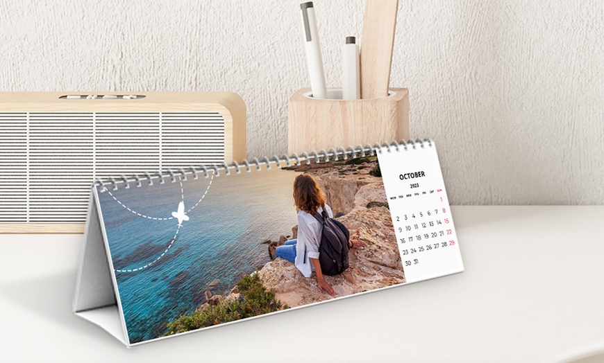 Image 4: Choice of Custom Photo Desk Calendar at Photo Gifts
