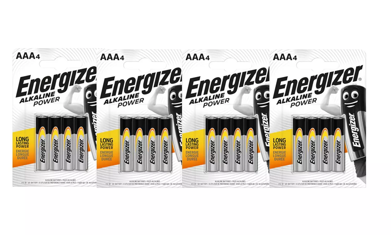 8, 16, 24, 48, 72, 96 oder 177 Energizer Alkaline AA- o. AAA-Batterien