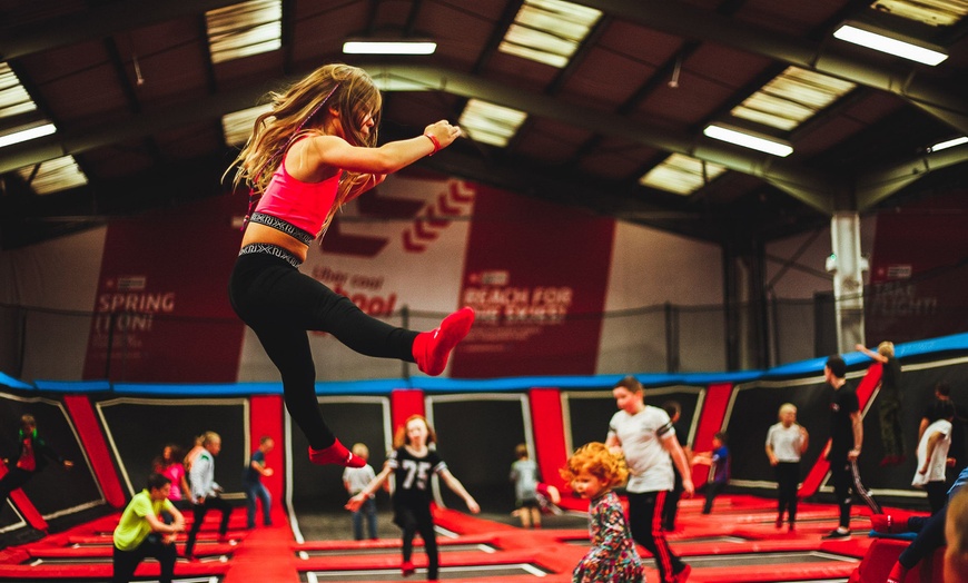 Image 7: 1 Hour for 2 at a Trampoline Park