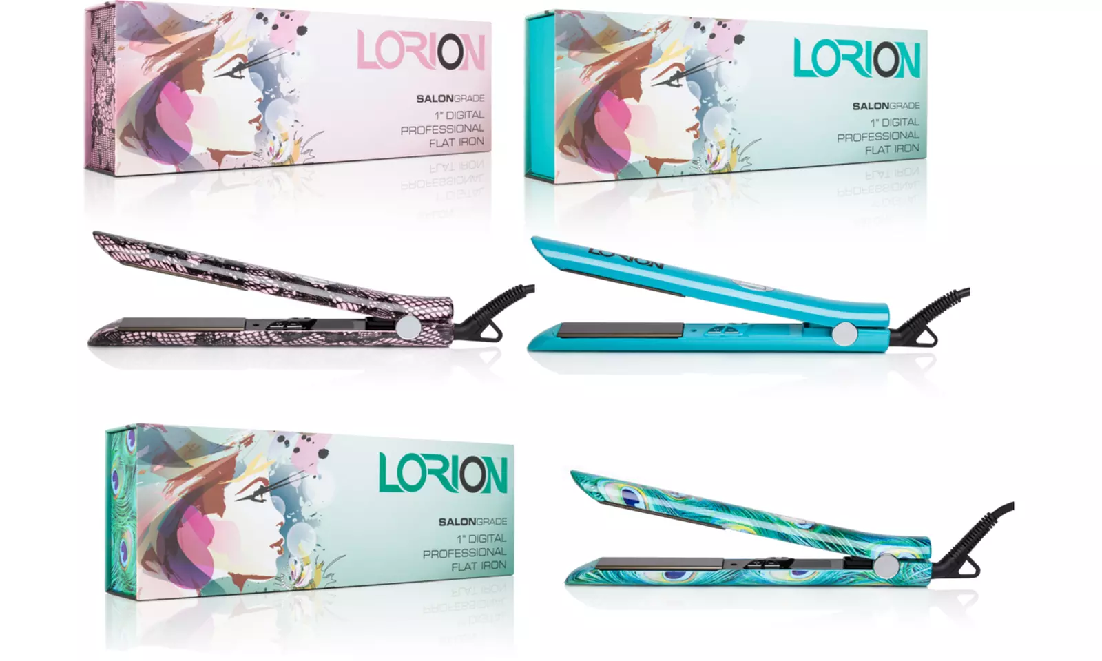 Pro Lorion Ceramic Flat Iron or Curling Wand - Primary Image