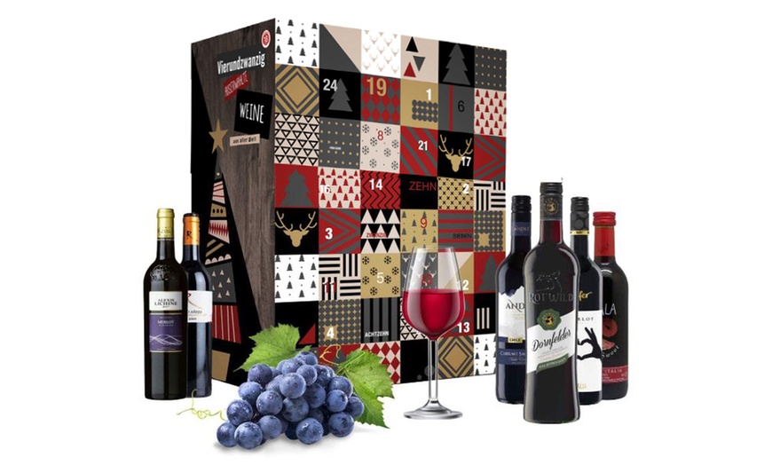 Adventskalender (24 WeinSorten) Groupon