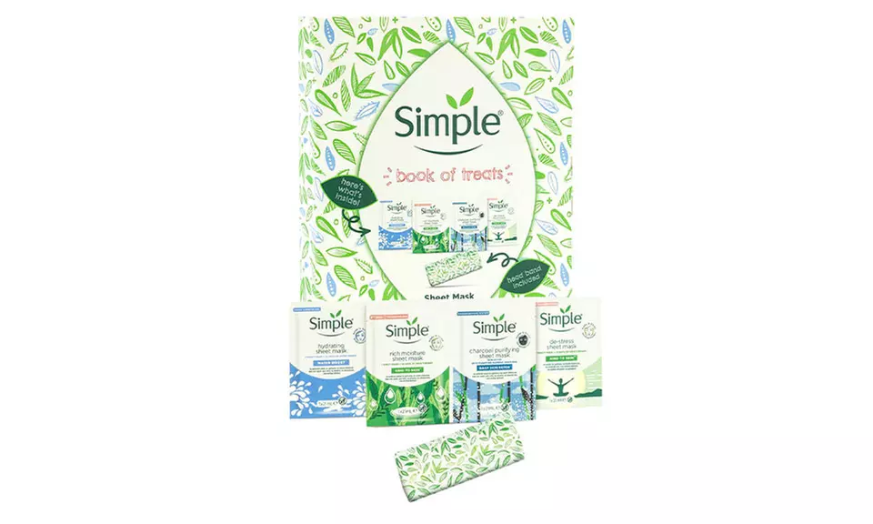 1, 2 ou 3 coffrets beauté masques pour le visage Simple book of treats - Primary Image