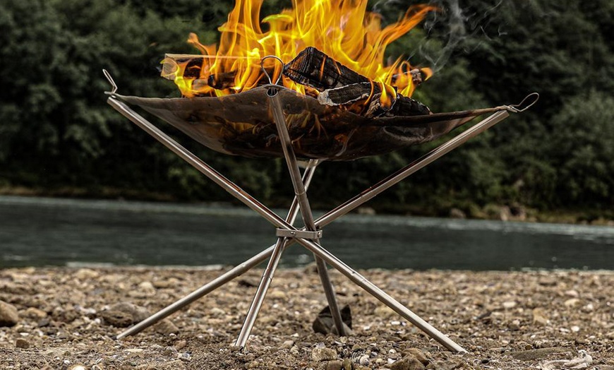 Image 4: Portable Camping Fire Pit