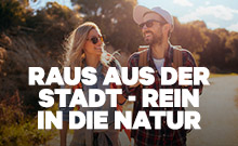 Raus aus der Stadt - rein in die Natur