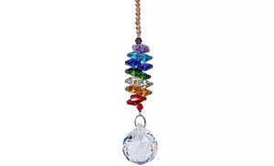 One or Two Chakra Suncatcher Hanging Bead Ornaments