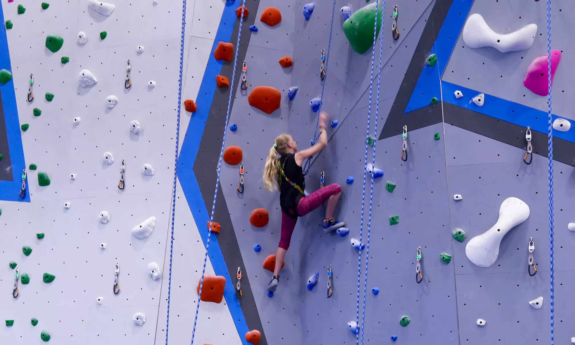 Belay Rock-Climbing Classes for One or Two at Central Rock Gym Buffalo (Up to 50% Off). 4 Options Available. - Primary Image