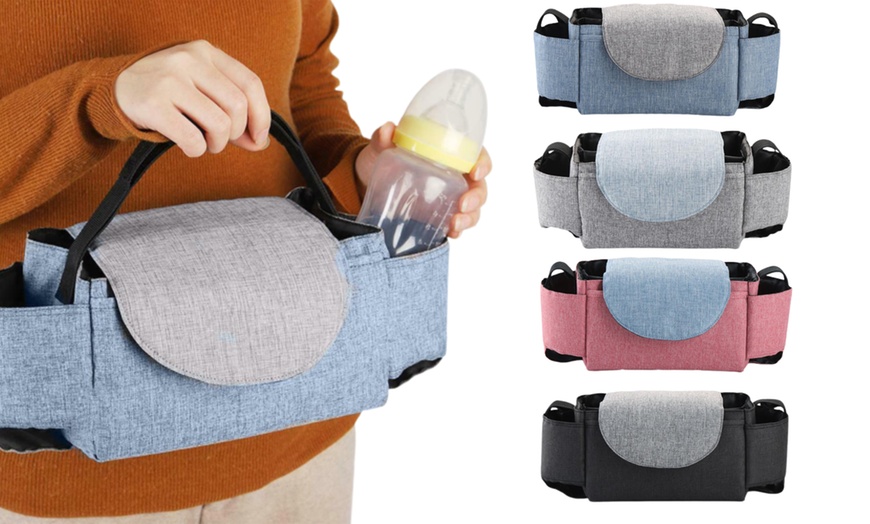 Image 2: Multifunctional Pram Storage Bag