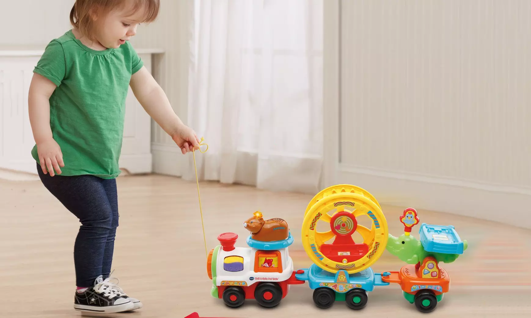 VTech Go! Go! Smart Animals Roll & Spin Pet Train - Primary Image