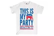 Men's Political Party T-Shirts - Second Medium