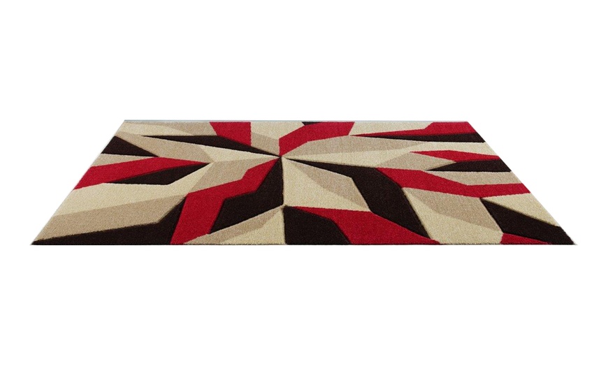 Image 2: Modern Carved Rug - 7 Colours