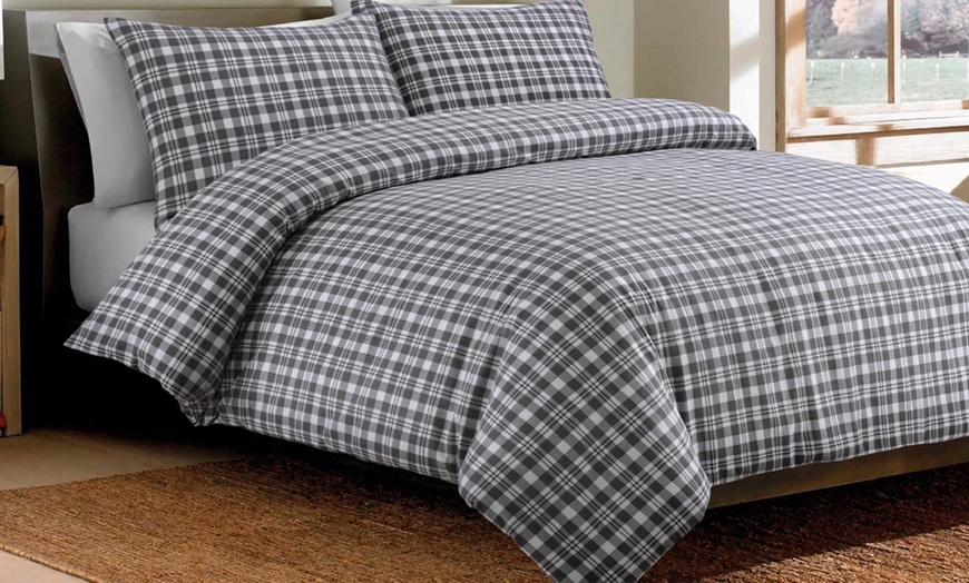 Image 10: Brushed Cotton Duvet Set