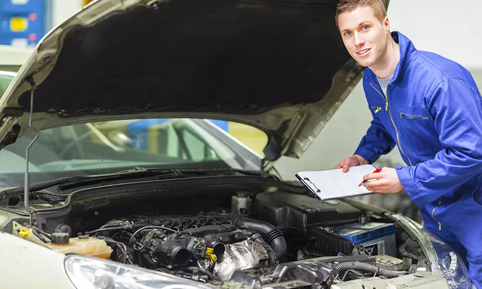 Car Inspection, 1-Hr Repair, Conventional, Full or Synthetic Oil Change + Replacement (5 quarts)(Up to 44%Off) - Primary Image