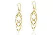 Sterling Silver Layered Drop Earrings - Second Medium
