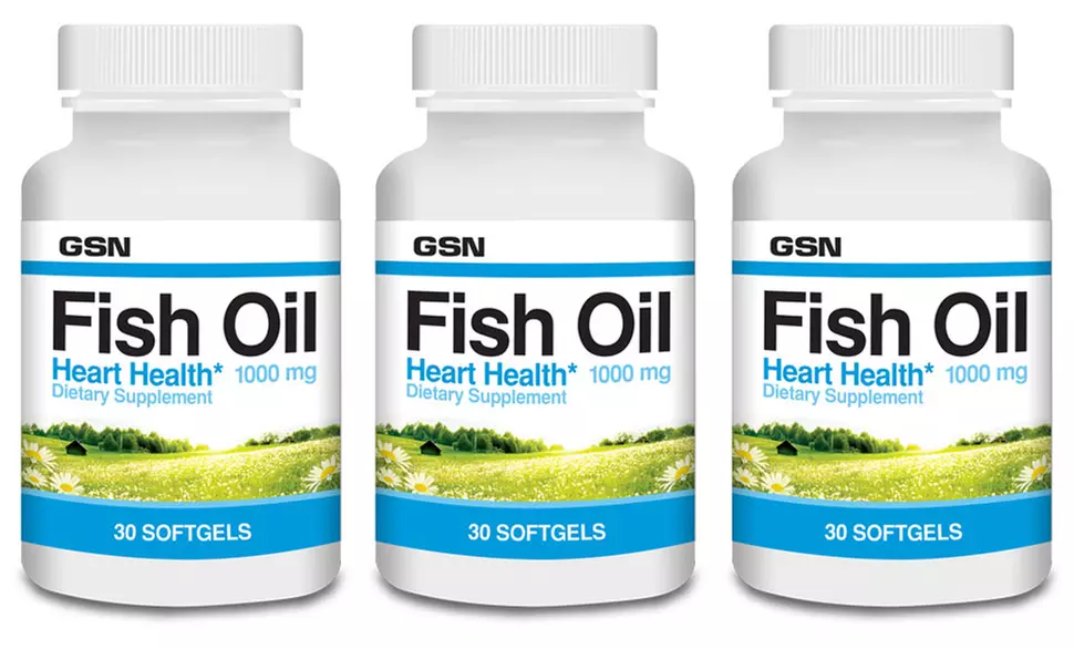GSN Omega 3 Fish Oil Dietary Supplement (90-Day Supply) - Primary Image