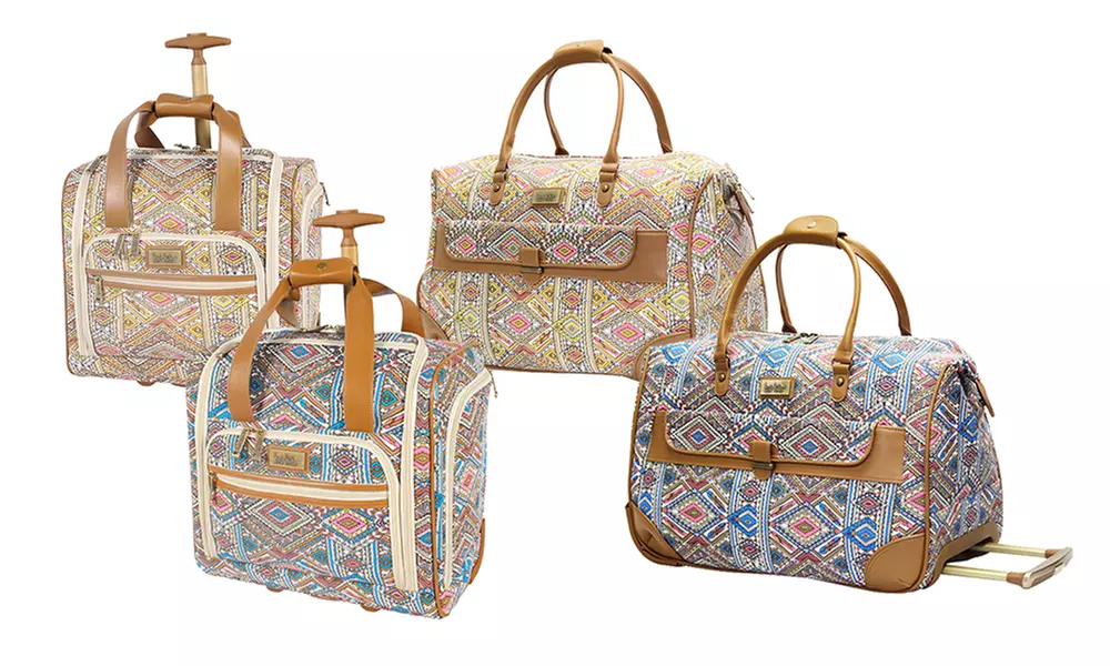 Nicole Miller Sedona Wheeled Underseat Bag or Duffel Carry-On Luggage  - Primary Image