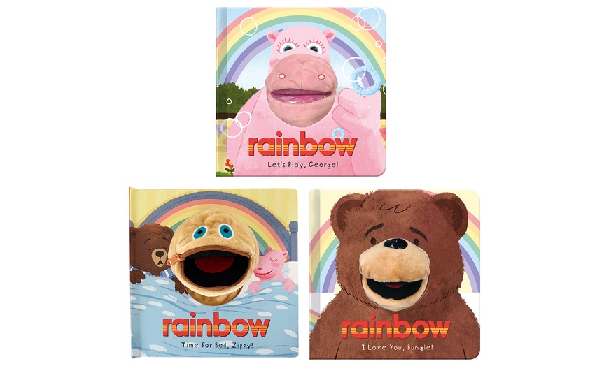 Image 1: Rainbow Hand Puppet Book Collection