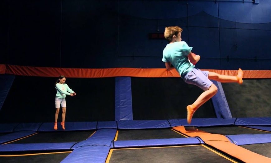 Image 1: All-Day Jump Pass at Sky Zone Laveen - Up to 21% Off