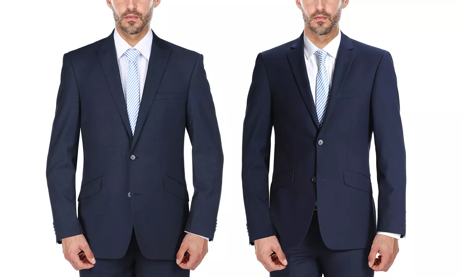 Men's Slim-Fit 100% Wool Suit (2-Piece) - Primary Image