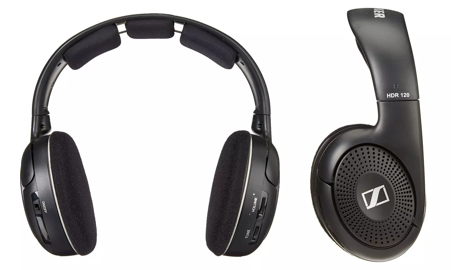 Sennheiser RS120 Wireless RF Headphones with Charging Dock - Primary Image