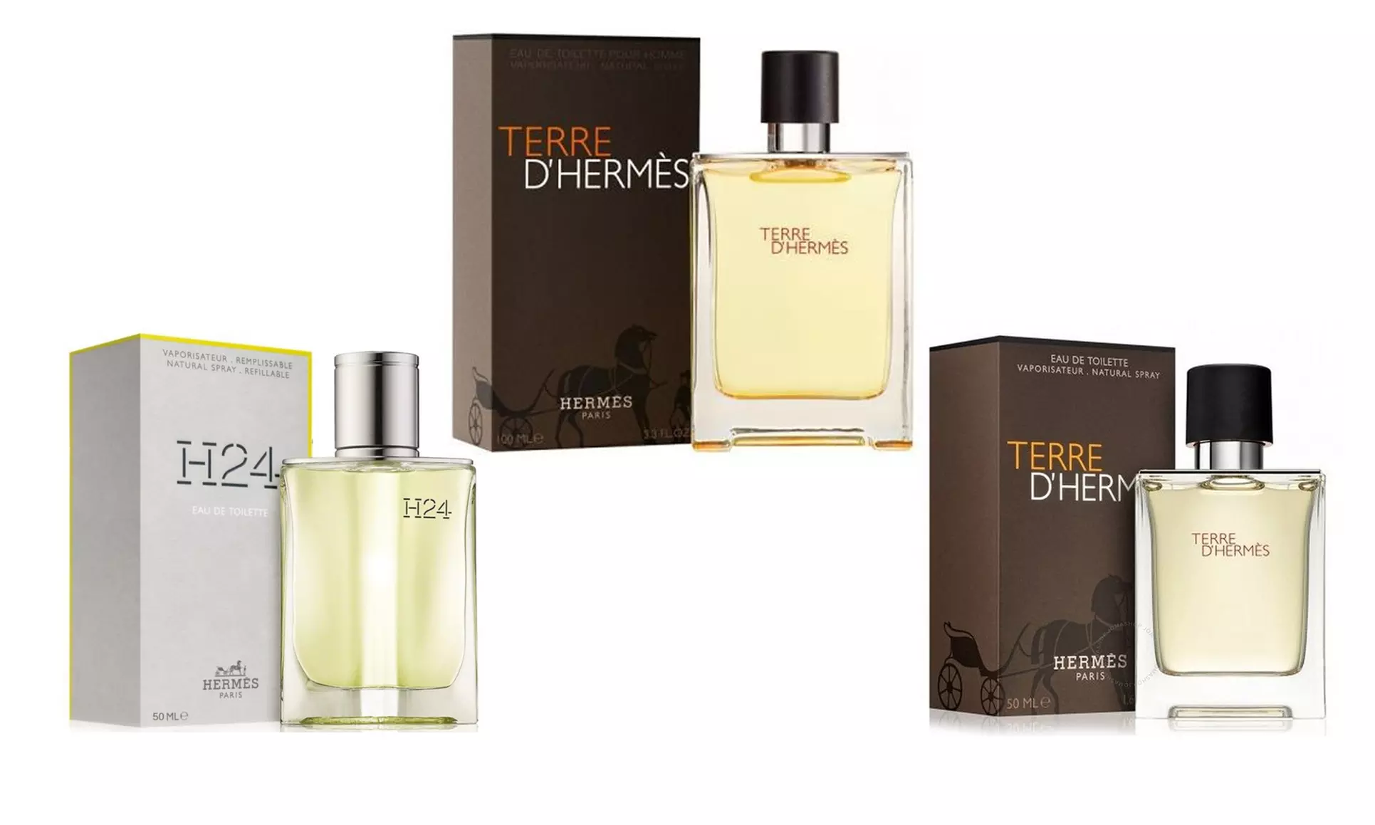 Eaux de toilette Hermès au choix, 50 ou 100 ml - Primary Image