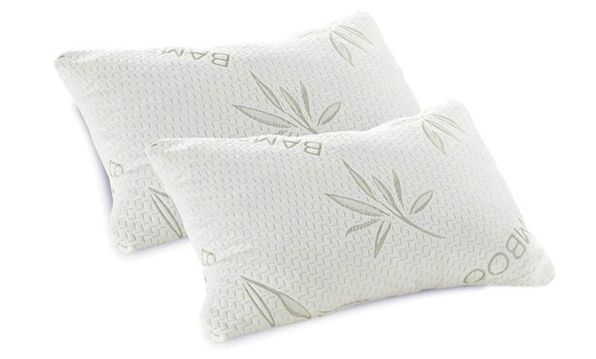 Image 4: Bamboo Memory Foam Pillow