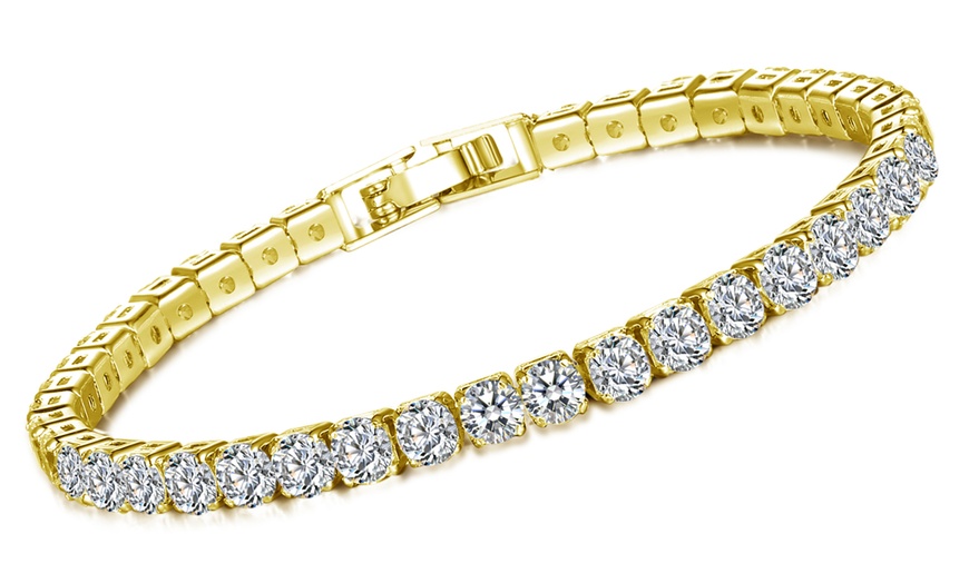 Image 2: Women's Tennis Bracelet