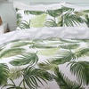 Image 1: Pieridae Palm Print Reversible Duvet Set