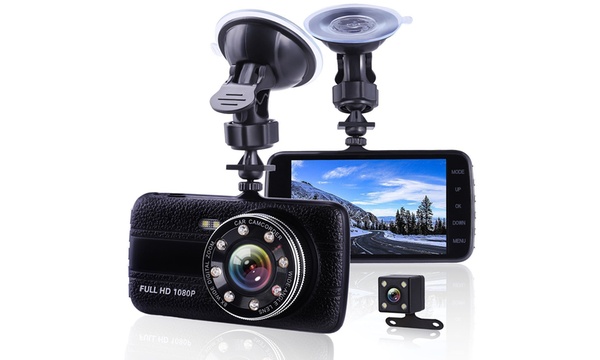 front and rear dash cam groupon