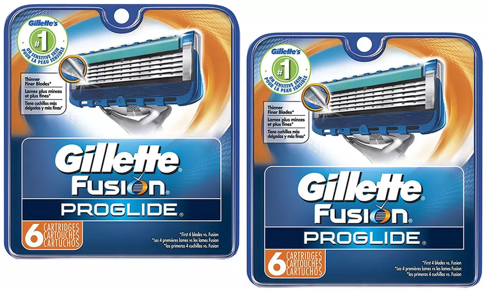 Gillette Fusion ProGlide Manual Razor Replacement Cartridge (6- or 12-Count) - Primary Image