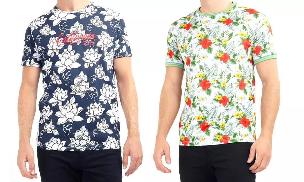 T-shirt à imprimé hawaïen de la marque Brave Soule - Primary Image