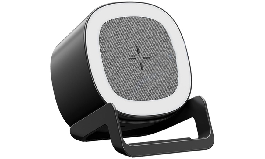 Image 3: Wireless Charging Bluetooth Speaker