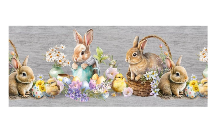 Image 2: Passatoie digitali a taglio in cotone con fantasie pasquali 