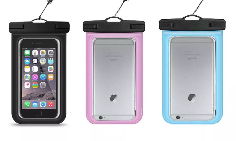 1 ou 2 pochettes étanches pour smartphone, coloris au choix - Primary Image
