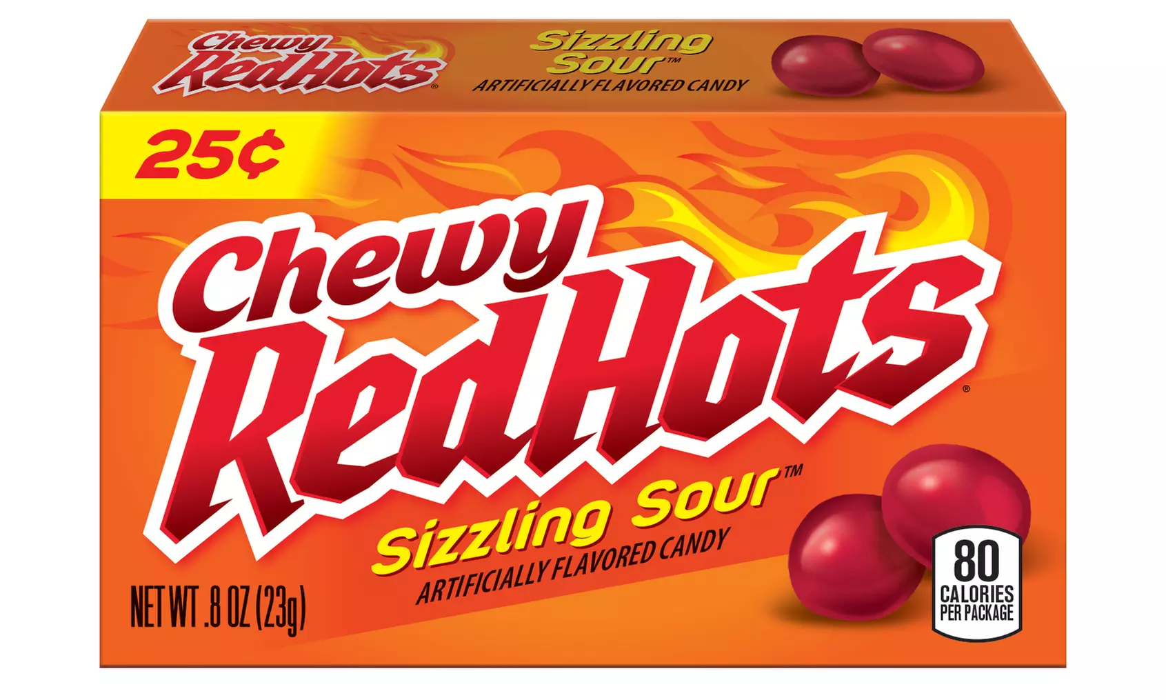 Chewy Red Hots Sizzling Sour Candy (24-Pack) - Primary Image