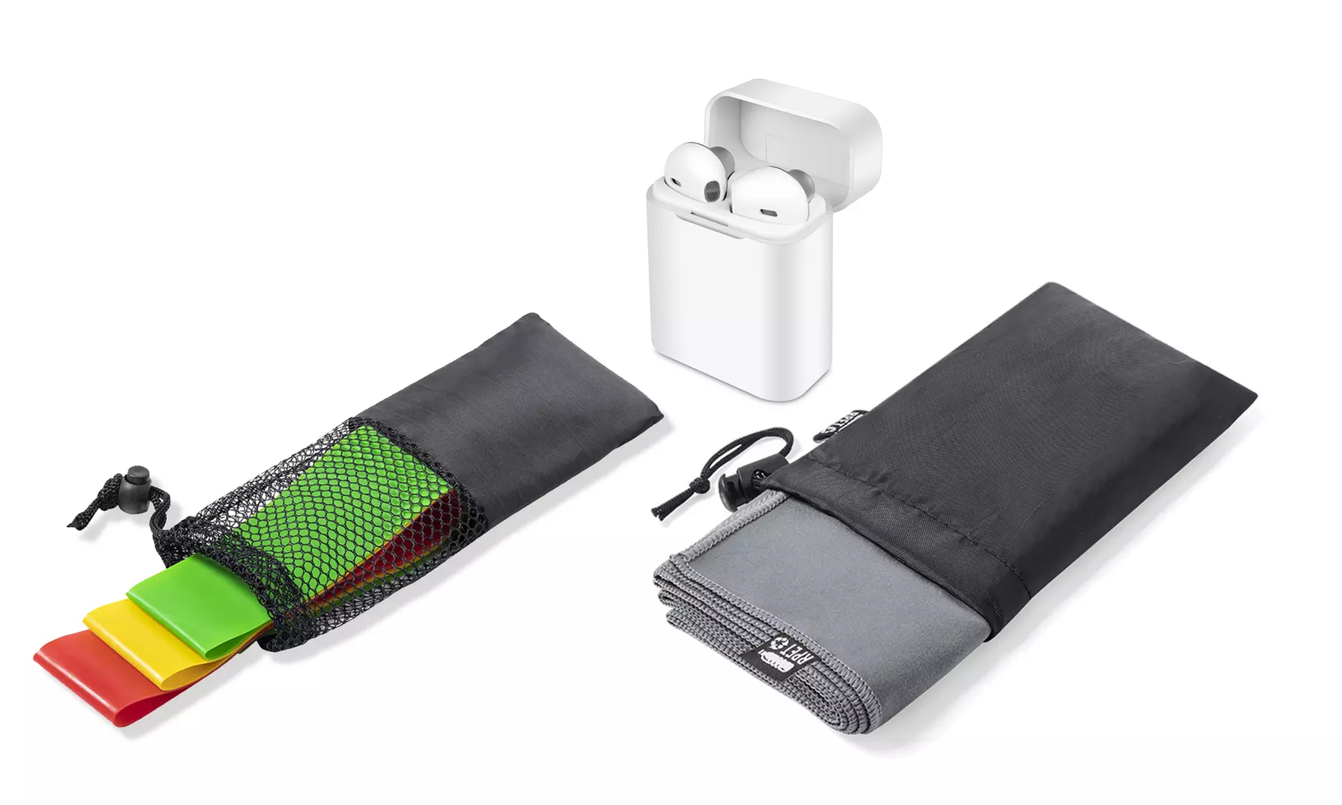 Ensemble d'accessoires fitness avec écouteurs Bluetooth Smartek - Primary Image