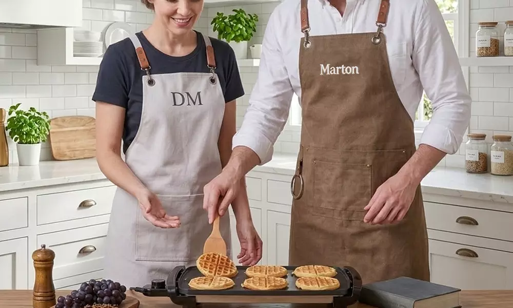 Custom Mother’s Day Apron – Personalized Name, Perfect Gift for Mom