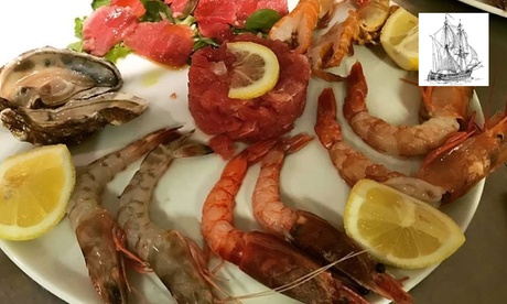 ⏰Cena di pesce con vino a via del tritone per 2 persone al ristorante Il Corsaro(sconto fino a 61%).Prenota&Vai!