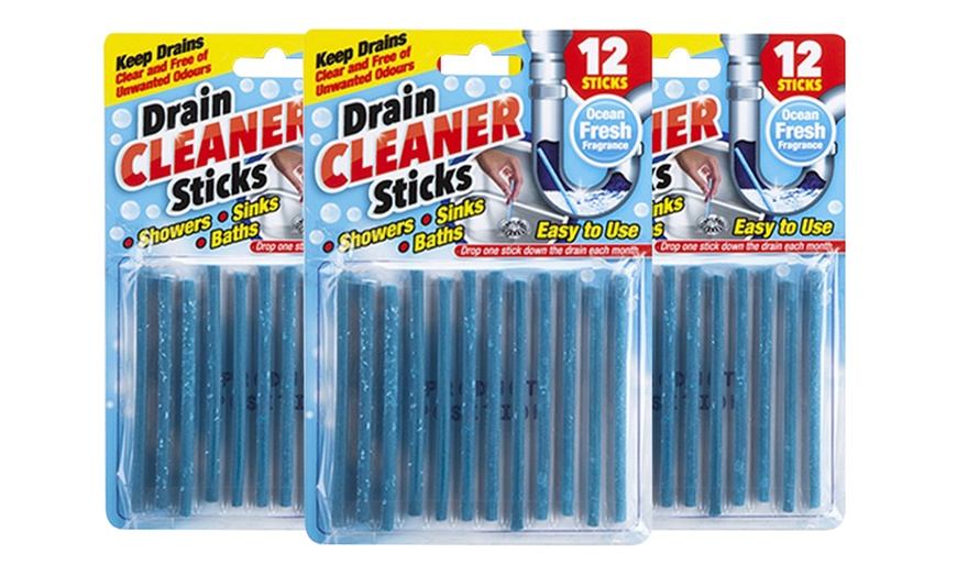 Image 6: Set of 12 Drain Cleaner Sticks