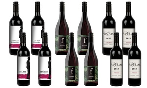 12x Mixed Red Shiraz Wine Dozen