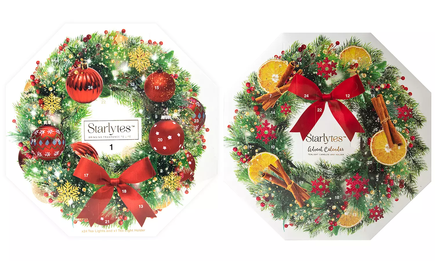 1 ou 2 calendriers de l'Avent bougies de Noël Starlytes - Second Medium