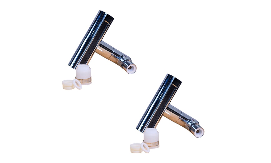 Image 3: One, Two or Four Pack of Universal 360° Rotating Faucet Heads