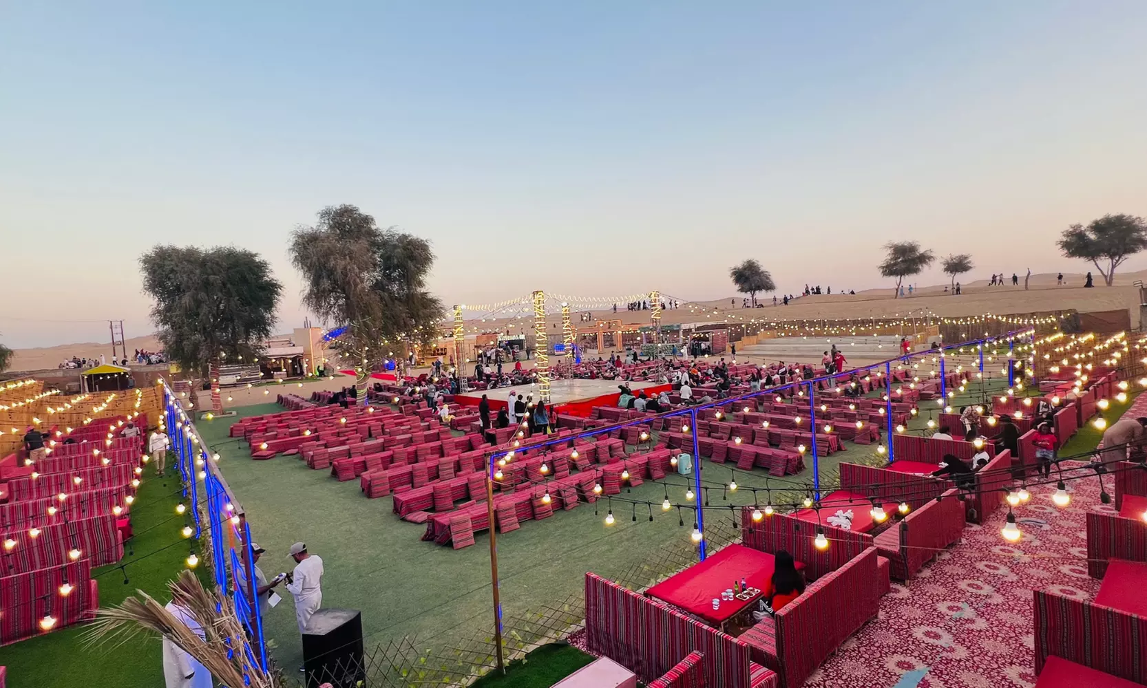 Abu Dhabi Desert Safari w/ Central/Home or Hotel Pickup, Dinner & More