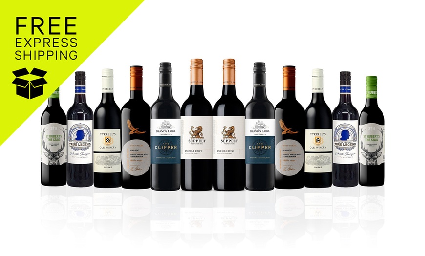 Image 1: Premium Aussie Red Wine Lovers Mix 