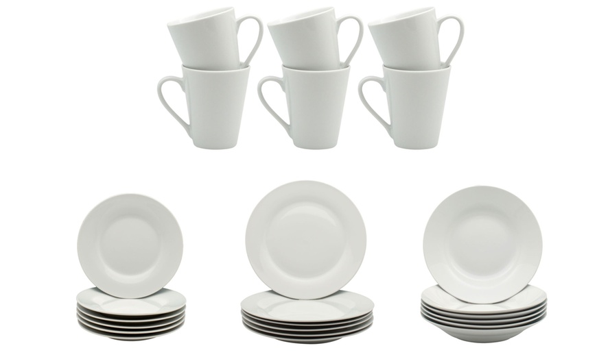 Image 1: Argon Porcelain Crockery Set