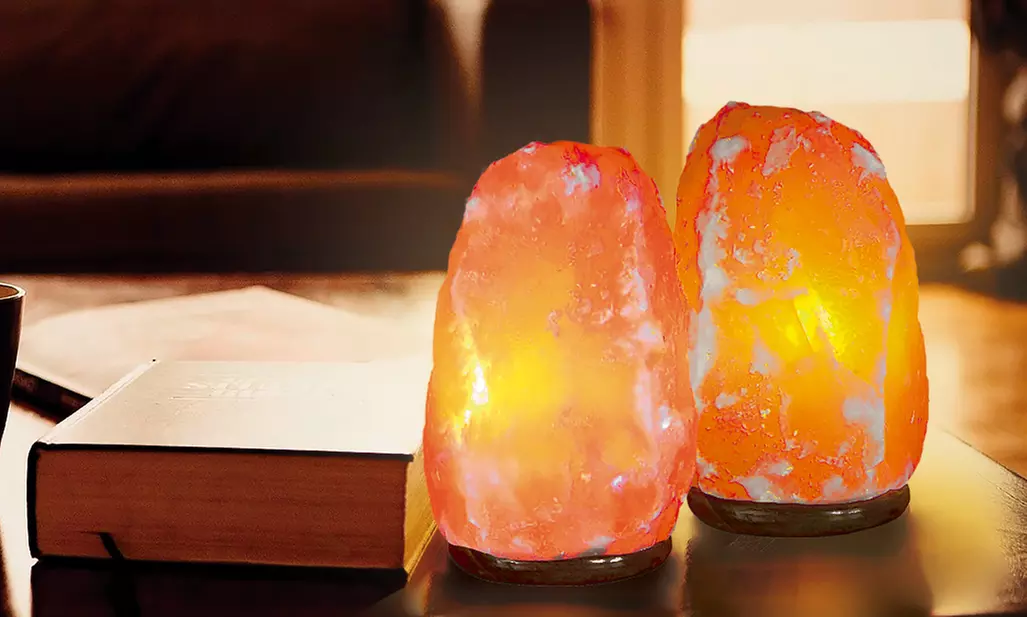 Lampe en cristal de sel de l'Himalaya, d'environ 1 kg - Primary Image