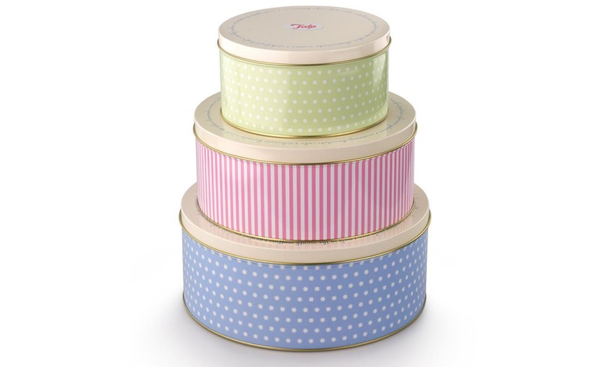 Image 1: Tala Retro Design Round Cake Tins