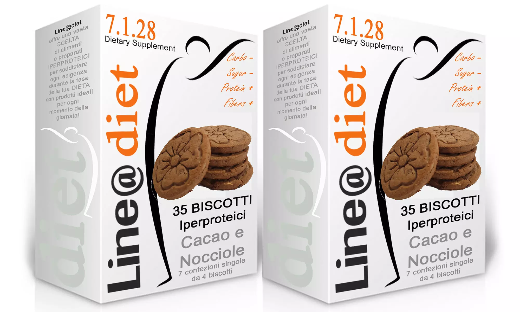 1, 2 o 4 confezioni di biscotti proteici Lineadiet