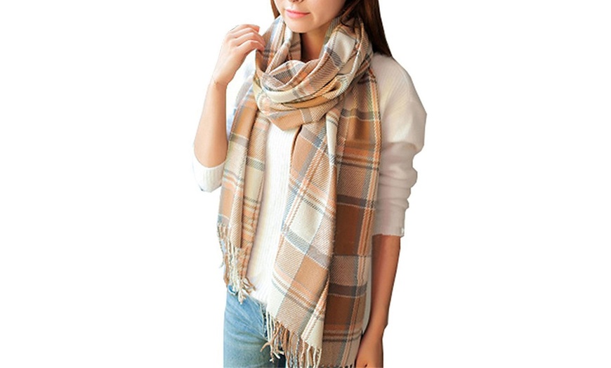 Image 6: Women's Oversized Pashmina Scarf