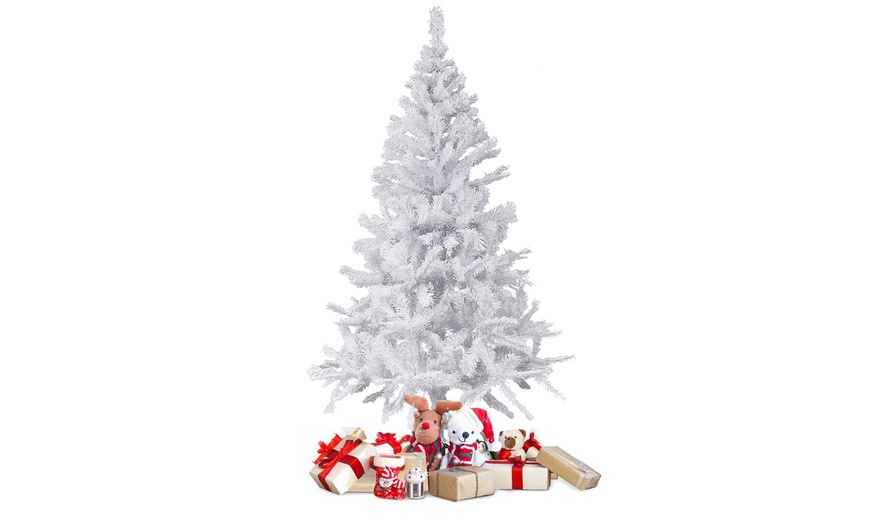 Image 2: Albero di Natale abete artificiale Bianco